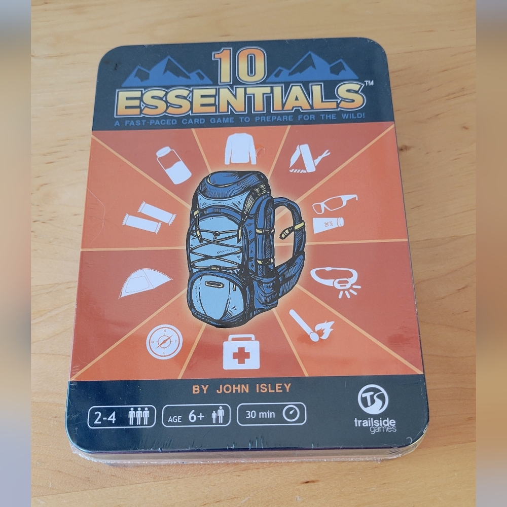 NWT 10 Essentials Family Card  Game Back-Country Hiking